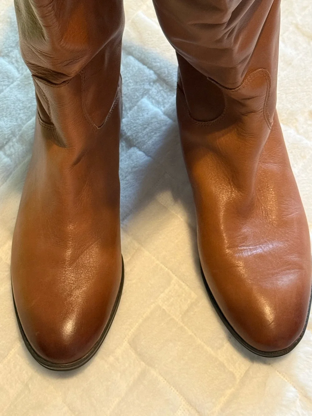Sam Edelman Penny Leather Knee High Riding Boots Brown Women’s size 11 -EUC